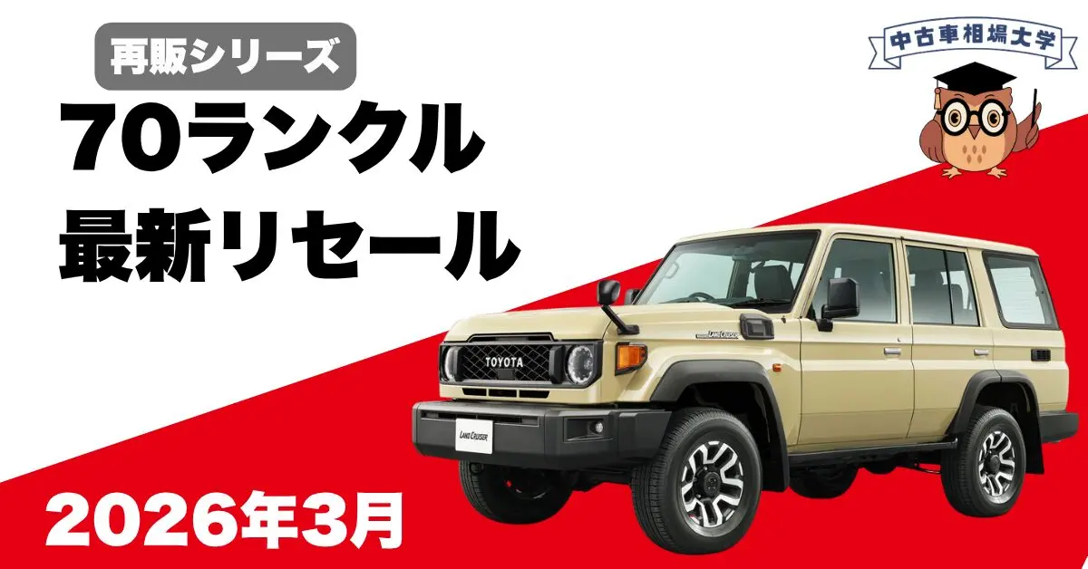 2026年3月ランドクルーザー70のリセール